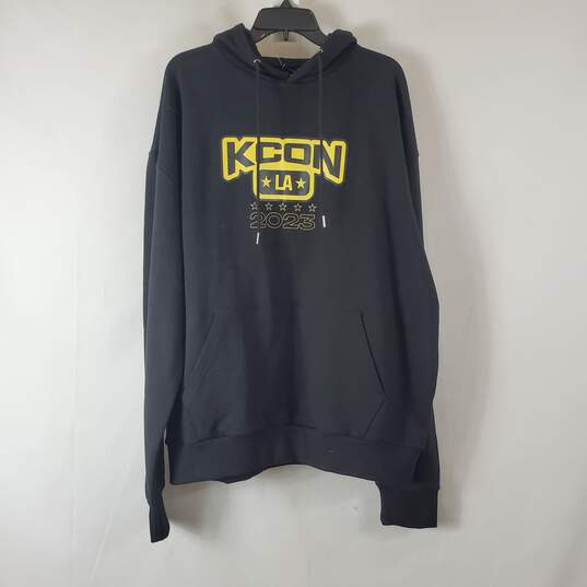 Kcon Men's Black Hoodie SZ XL image number 1