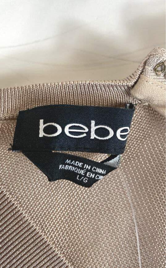 Bebe Women Brown Maxi Dress L image number 3