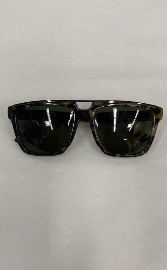 Salvatore Ferragamo Green Sunglasses - Size One Size image number 1