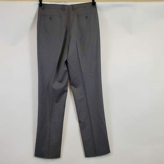 G. Manzoni Men Grey Dress Pants SZ 37R NWT image number 2