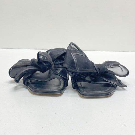 AGL Mesh Bow Black Slide Sandal Women 38.5/ 7.5 image number 3