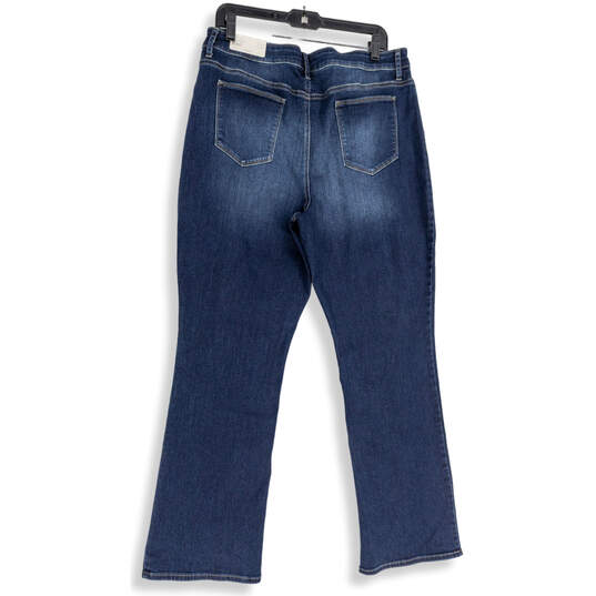 NWT Womens Blue Denim Medium Wash 5-Pocket Design Bootcut Jeans Size 2.5 R image number 2