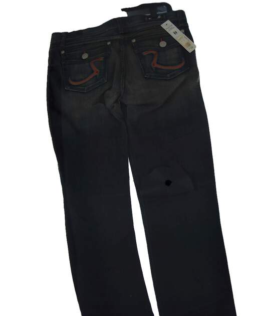 NWT Rock & Republic Womens Blue Medium Wash Pockets Bootcut Denim Jeans Size 28 image number 7