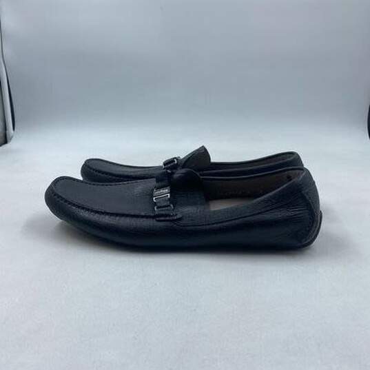 Salvatore Ferragamo Black Loafer Casual Shoe Men 8 image number 2