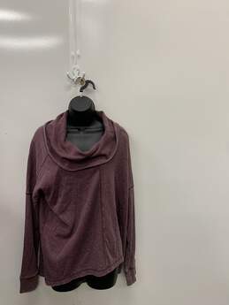 Women's Smokey Purple Long Sleeve Turtleneck Sweater SZ L
