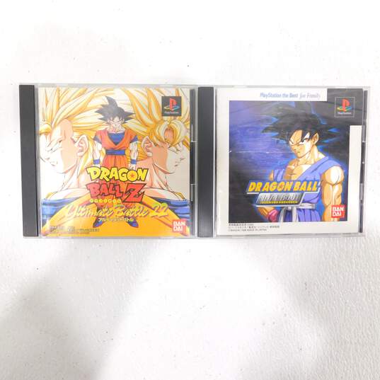 7 Japanese PlayStation PS1 Games Import - Dragon Ball Z - Mobile Suit Z Gundam image number 5