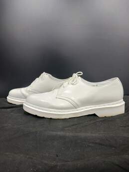 Men's Dr. Martens White Smooth Leather Oxford Shoes Size 11 alternative image