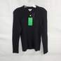 Kenzo Paris Black Long Sleeve Pullover Top NWT Size M image number 1