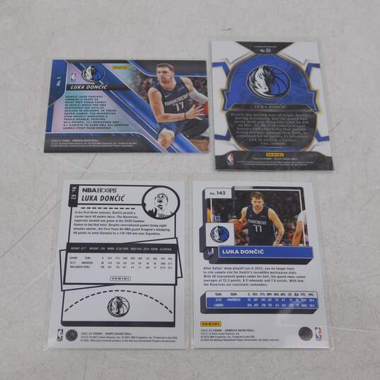 4 Luka Doncic Basketball Cards Dallas MavericKs image number 2