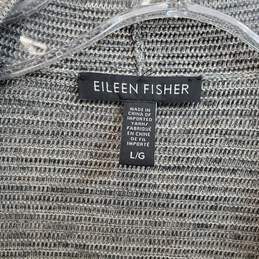 Eileen Fisher Womens Plus Lightweight Space Dye Cardigan Sweater Sz L alternative image