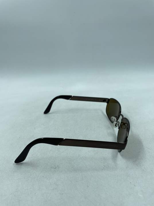 Giorgio Armani Bronze Rectangle Sunglasses image number 5