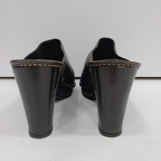Donald Pliner Brown Mule Heels Women's Size 8 image number 4