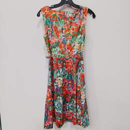 Talbots Women's Floral Dress Size 4P alternative image