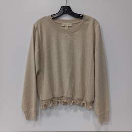 Michael Kors Women's Tan Sweatshirt Size L