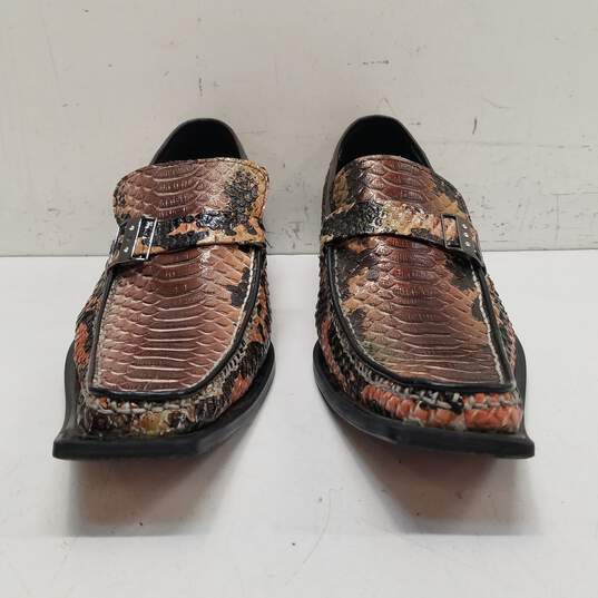 Carrucci Textured Leather Loafers US 10.5 image number 5