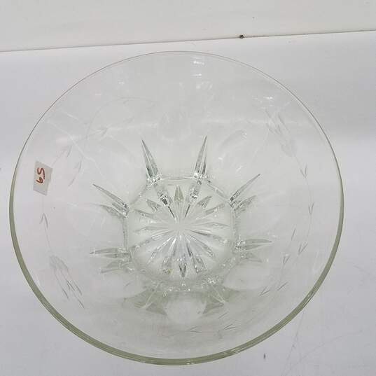 Crystal Cone Shaped Candy Bowl unbranded/ Salad Bowl in Heritage by Princess House Clear image number 3