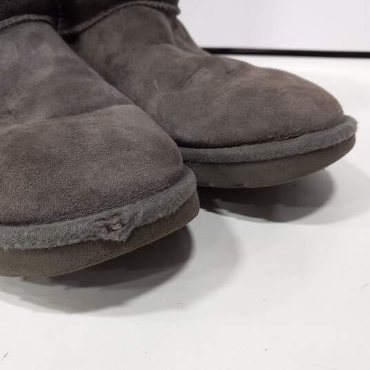 UGG Women's Gray Suede Boots Size 9 image number 6