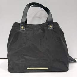 Steve Madden Black Two Strap Shoulder Travel Bag Purse with Makeup Bag