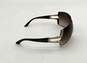 Bulgari Women's Shield Sunglasses Brown & Gold With Crystal Frame image number 6