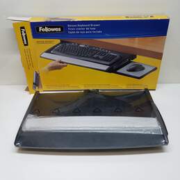 Fellowes Deluxe Keyboard Drawer w/ Pullout Mouse Pad IOB