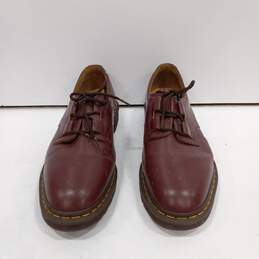 Dr. Martens Men's Maroon Leather Oxford Shoes Size 13
