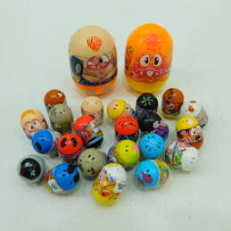 Lot of 22 Moose Series 1 Mighty Beanz w/ 2 Capsule Figures