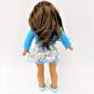 American Girl Doll Brown Eyes & Hair W/ Carrying Bag Pet Party Accessories & Party Craft Book image number 4