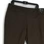 NWT 7th Avenue New York & Company Design Studio Womens Brown Ankle Pants Size XL image number 3