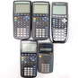 Lot of 5 Texas Instruments Graphing Calculators TI-83 TI-83 Silver Edition image number 1