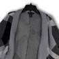 NWT Womens Gray Colorblock Long Sleeve Open Front Cardigan Sweater Size L image number 3