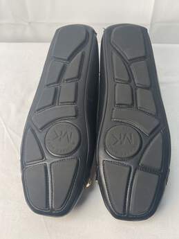 Certified Authentic Michael Kors Black Leather Flat Shoes Size 8M alternative image