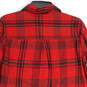 NWT Womens Red Long Sleeve Spread Collar Button-Up Shirt Size Medium image number 4