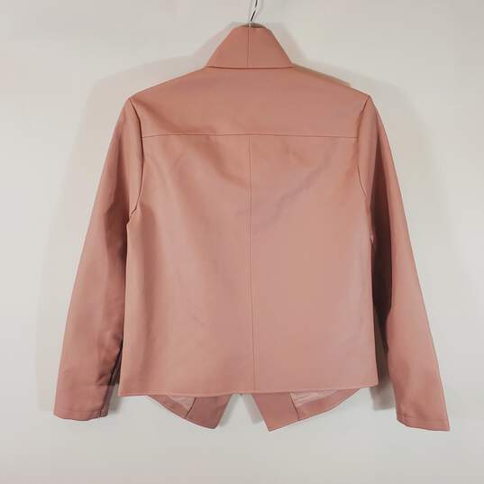 B.B. Dakota Pink Faux Leather Jacket M NWT image number 2