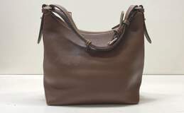 Dooney & Bourke Leather Dillen Double Pocket Shoulder Bag Brown alternative image