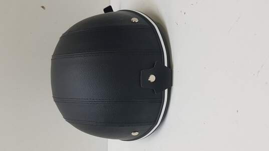 Polo Black Leather Skull Helmet image number 4