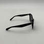 Womens 0S30 Polarized Lens Black Full Rim Cat Eye Sunglasses With Case image number 4
