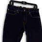 Mens Blue 511 Denim Dark Wash Pockets Slim Fit Skinny Leg Jeans Size 32X30 image number 4