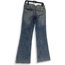 NWT Womens Blue Denim Medium Wash Pockets Comfort Bootcut Leg Jeans Size 6 alternative image
