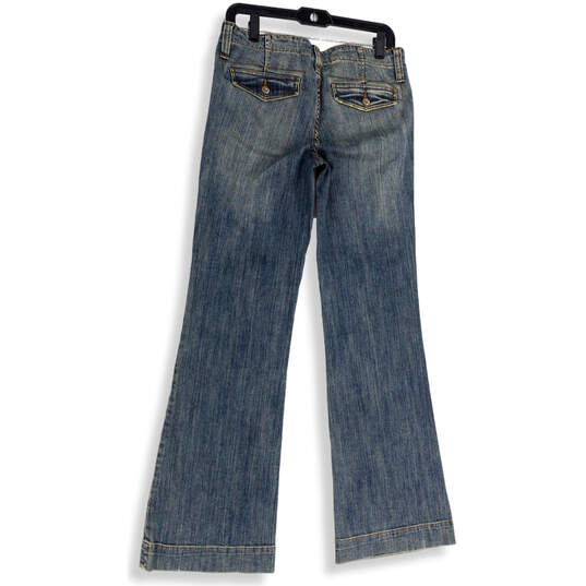 NWT Womens Blue Denim Medium Wash Pockets Comfort Bootcut Leg Jeans Size 6 image number 2