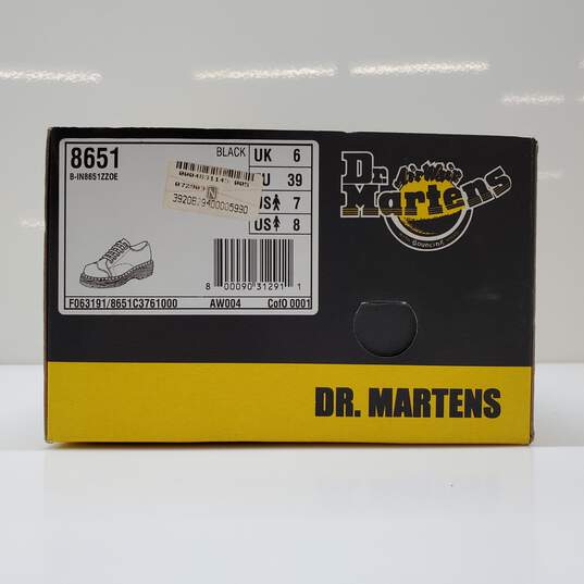 Dr. Martens 8651 Zoe Shoes Chunky Black Platform Lace Up Women’s Sz 8 image number 7