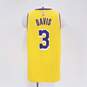 Nike Men's Anthony Davis L.A. Lakers Gold Jersey Sz. L image number 2