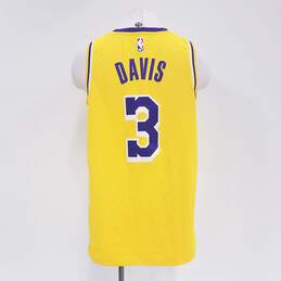 Nike Men's Anthony Davis L.A. Lakers Gold Jersey Sz. L alternative image