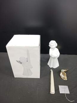 Department 56 Winter Silhouette Choir Angel Candle Holder