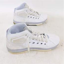 Jordan Ol' School White Metallic Silver Men's Shoes Size 13 alternative image