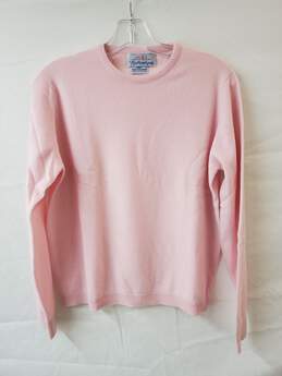 Vintage Ballantyne Pure Cashmere Pink Sweater
