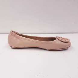 Tory Burch Leather Caroline Ballet Flats Pink 5 alternative image