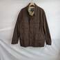 Faconnable Brown Cotton Blend Multi Pocket Full Zip Jacket MN Size XL image number 1