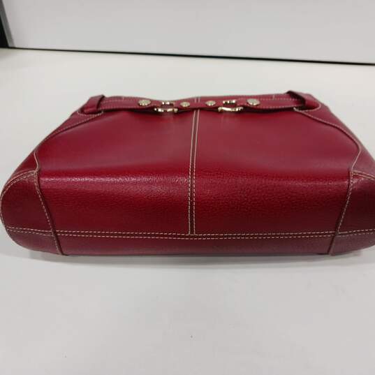 Buy the Kate Spade Red Leather Top Handle Purse | GoodwillFinds