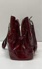 COACH 17855 Chelsea Burgundy Patent Leather Tote Bag image number 3