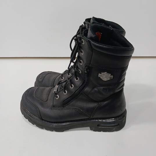 Harley-Davidson Leather Riddick 8in Lace-Up Boots Size 11M image number 4